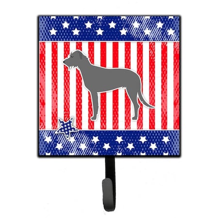 Carolines Treasures USA Patriotic Irish Wolfhound Leash or Key Holder BB3303SH4
